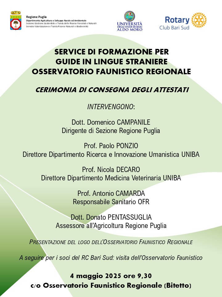 Locandina 4 maggio